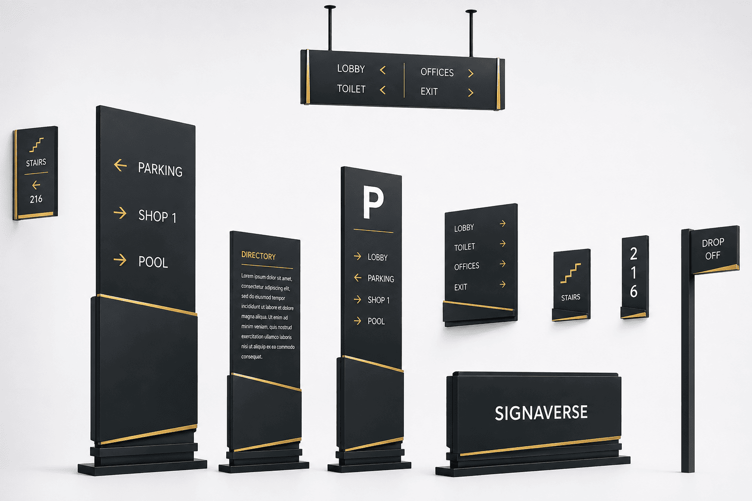 Office door name plates Dubai